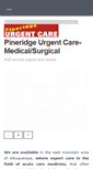 Mobile Screenshot of pineridgeurgentcare.com